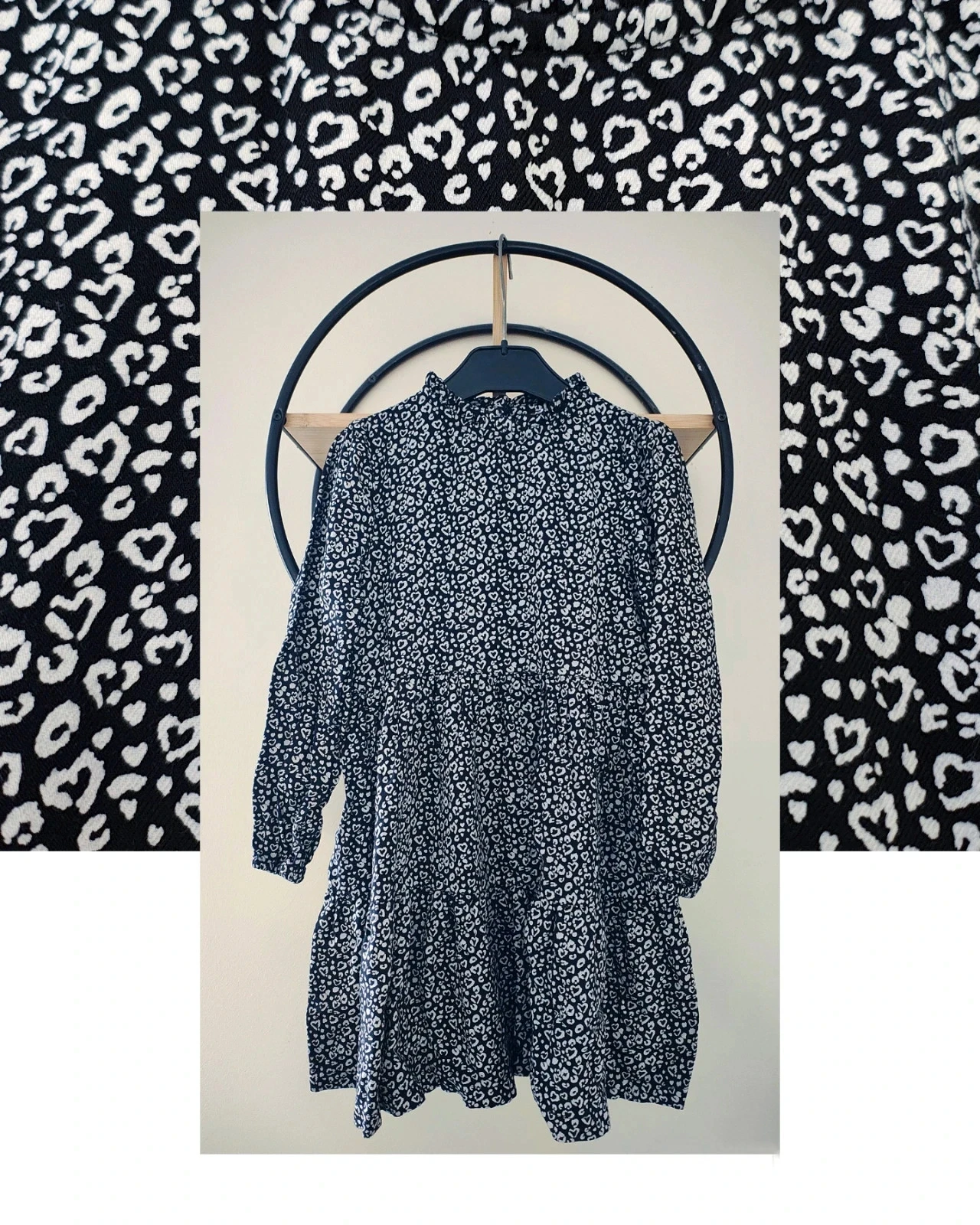 4 ans robe étiquette coupée